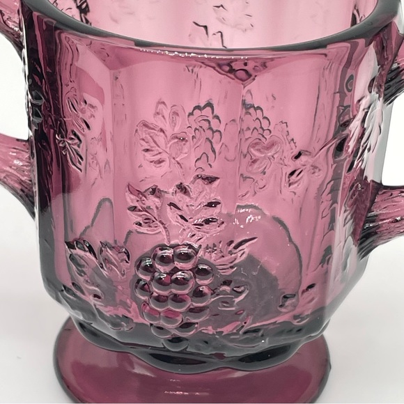 Westmoreland amethyst purple sugar bowl and creamer - Picture 4 of 6